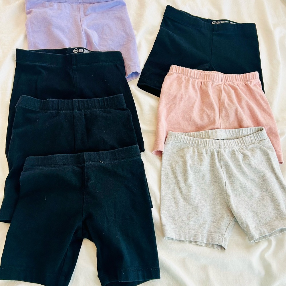 Bundle of toddler biker shorts